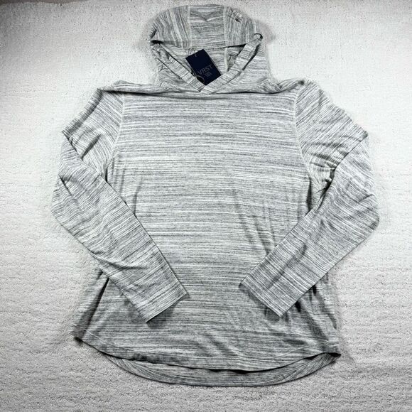 VRST Essential Hoodie Men M Heather Gray Hood Performance Modal Stretch NWT - Picture 1 of 8